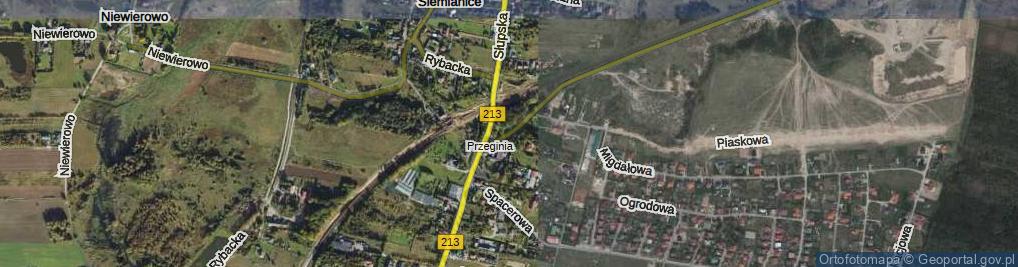 Zdjęcie satelitarne Kolejowa ul.