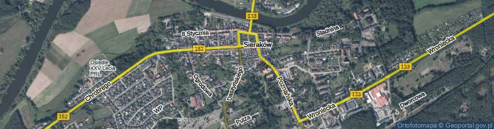 Zdjęcie satelitarne Kowalska ul.