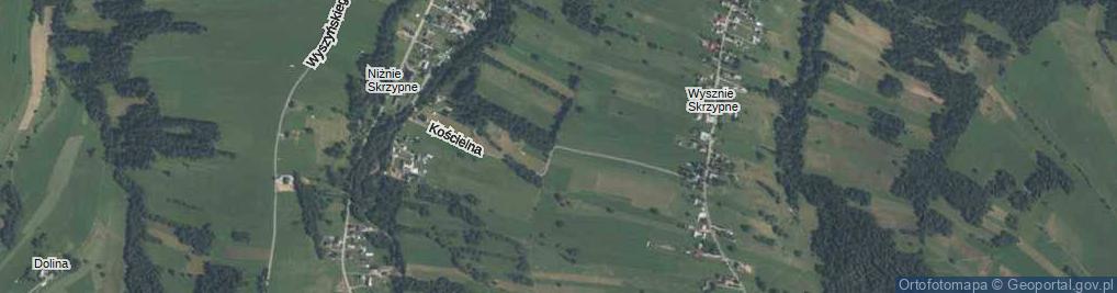 Zdjęcie satelitarne Kościelna ul.