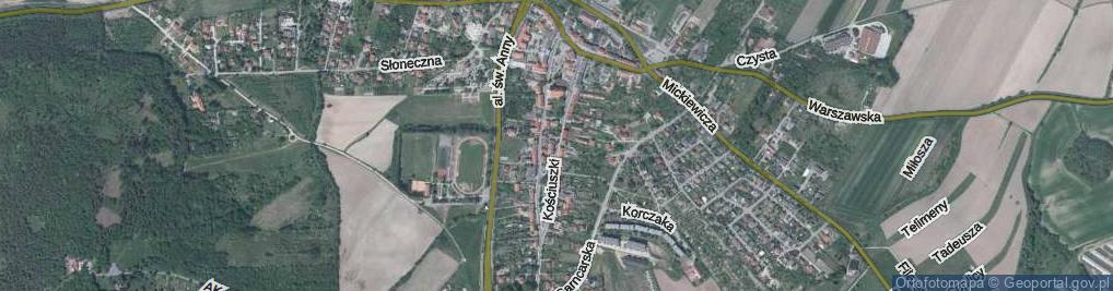 Zdjęcie satelitarne Kościuszki Tadeusza, gen. ul.