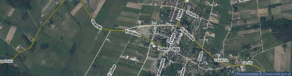 Zdjęcie satelitarne Kościelna ul.