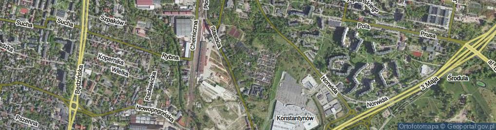 Zdjęcie satelitarne Kocjana Bolesława ul.