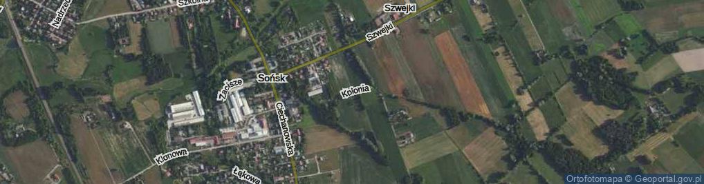 Zdjęcie satelitarne Kolonia ul.