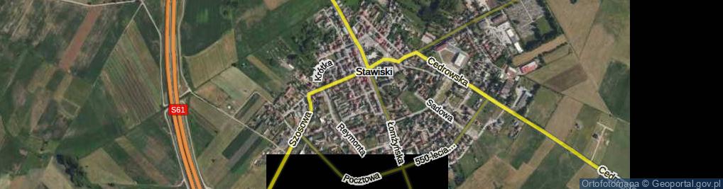 Zdjęcie satelitarne Kościelna ul.