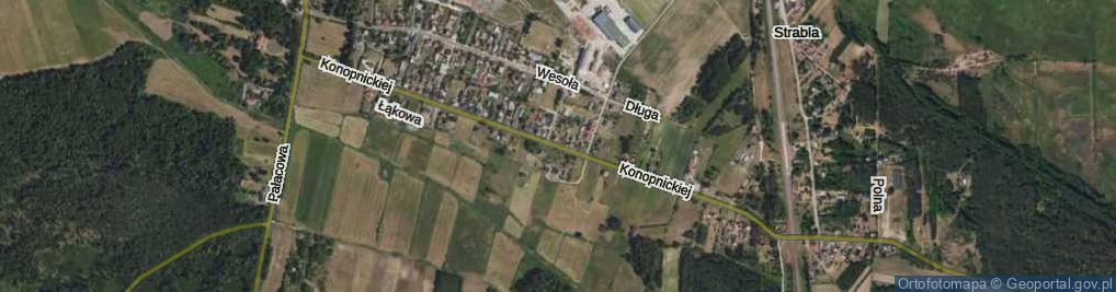 Zdjęcie satelitarne Konopnickiej Marii ul.
