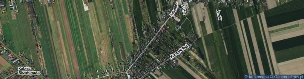 Zdjęcie satelitarne Kolumba ul.