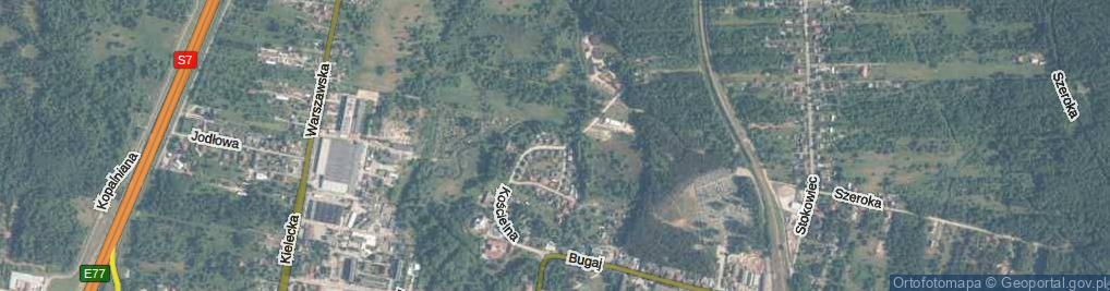 Zdjęcie satelitarne Kościelna ul.