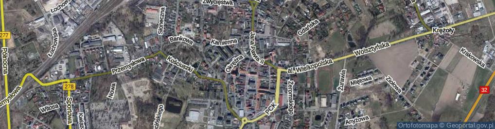 Zdjęcie satelitarne Kopernika Mikołaja ul.