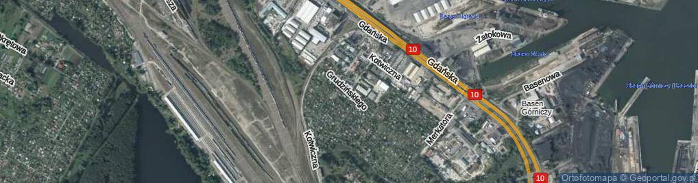 Zdjęcie satelitarne Kotwiczna ul.