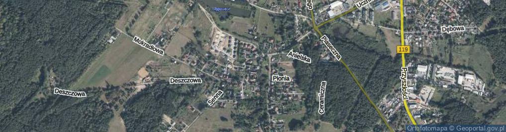 Zdjęcie satelitarne Konwaliowa ul.