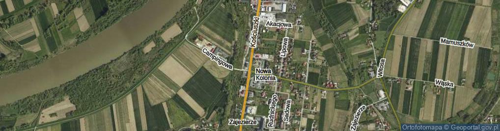 Zdjęcie satelitarne Kościuszki Tadeusza, gen. ul.