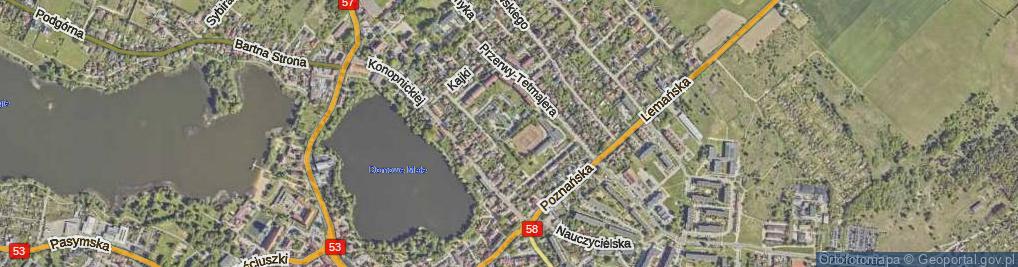 Zdjęcie satelitarne Korczaka Janusza ul.