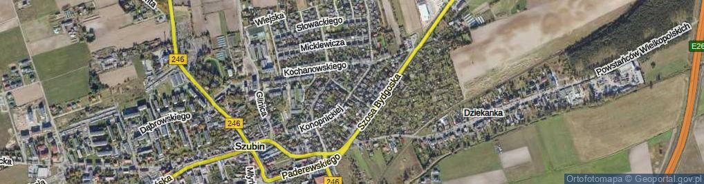 Zdjęcie satelitarne Konopnickiej Marii ul.