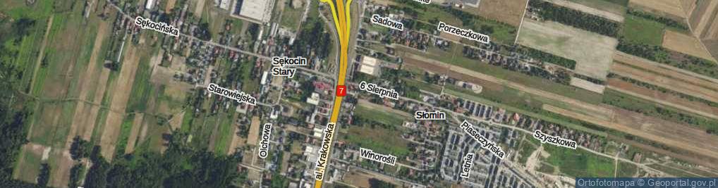 Zdjęcie satelitarne Konwaliowa ul.