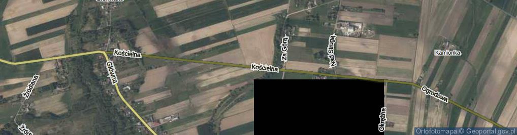 Zdjęcie satelitarne Kościelna ul.