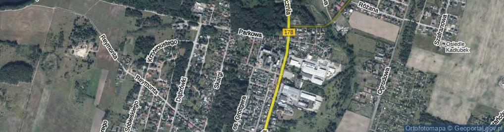 Zdjęcie satelitarne Koszykowa ul.