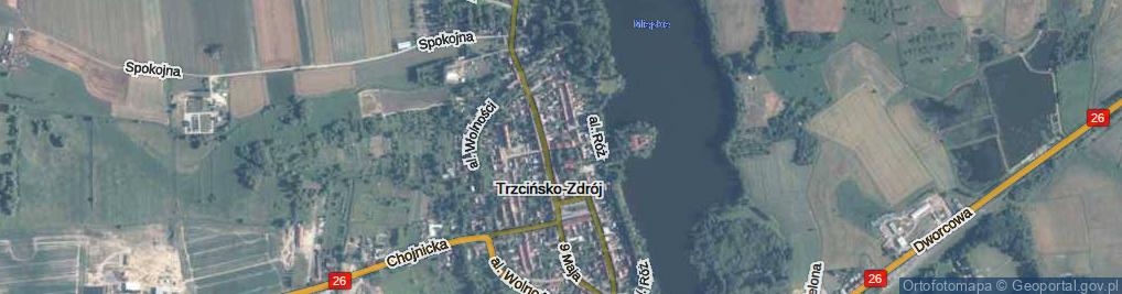 Zdjęcie satelitarne Kościelna ul.