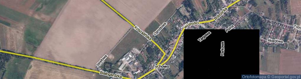Zdjęcie satelitarne Koszalińska ul.