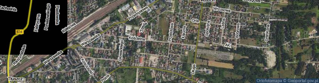 Zdjęcie satelitarne Kościelna ul.