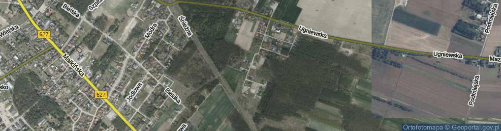 Zdjęcie satelitarne Konwaliowa ul.