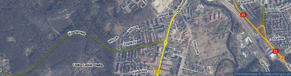 Zdjęcie satelitarne Kowalewskiego ul.