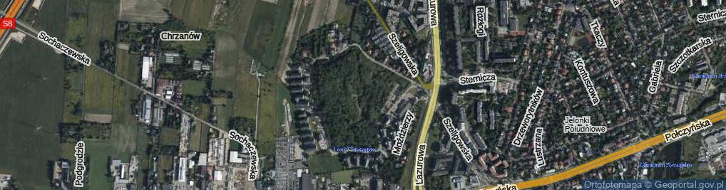 Zdjęcie satelitarne Kopalniana ul.