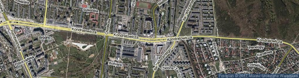 Zdjęcie satelitarne Kondratowicza Ludwika ul.