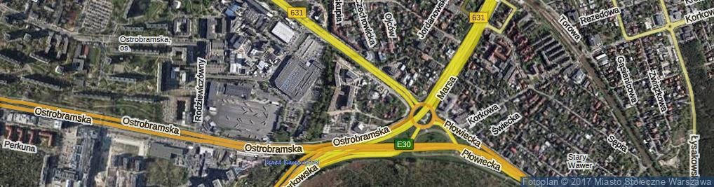 Zdjęcie satelitarne Kokoryczki ul.