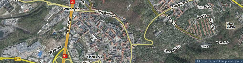 Zdjęcie satelitarne Kopernika Mikołaja ul.