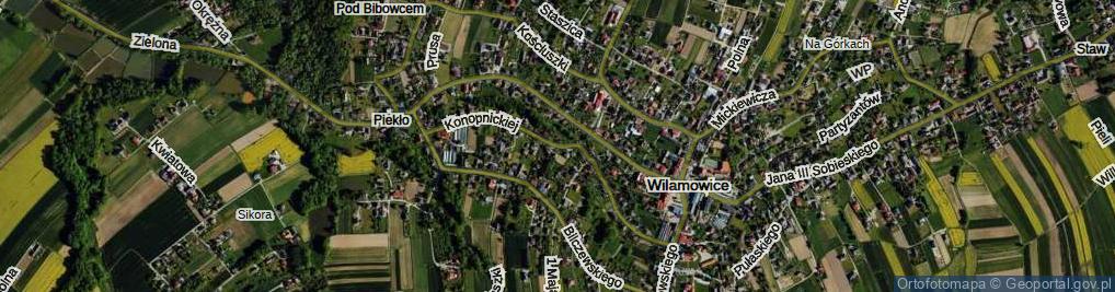 Zdjęcie satelitarne Konopnickiej Marii ul.