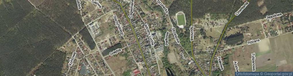 Zdjęcie satelitarne Komisji Edukacji Narodowej ul.