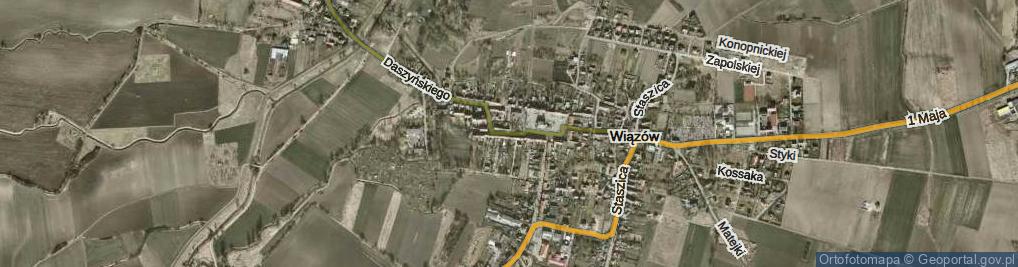 Zdjęcie satelitarne Kościelna ul.