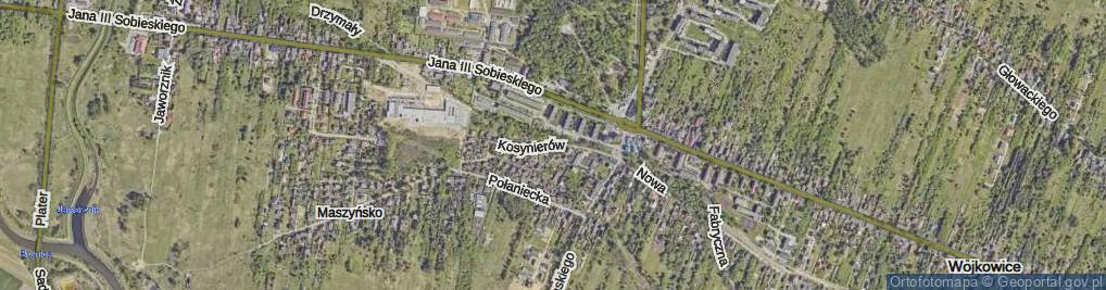 Zdjęcie satelitarne Kosynierów ul.