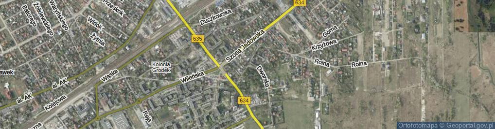 Zdjęcie satelitarne Kolonia Gródek ul.