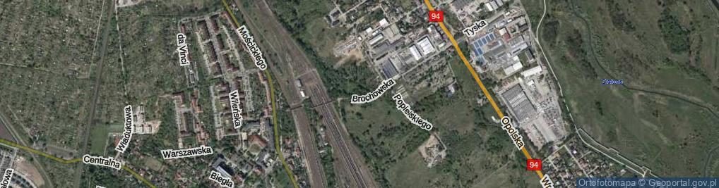 Zdjęcie satelitarne Kozielska ul.