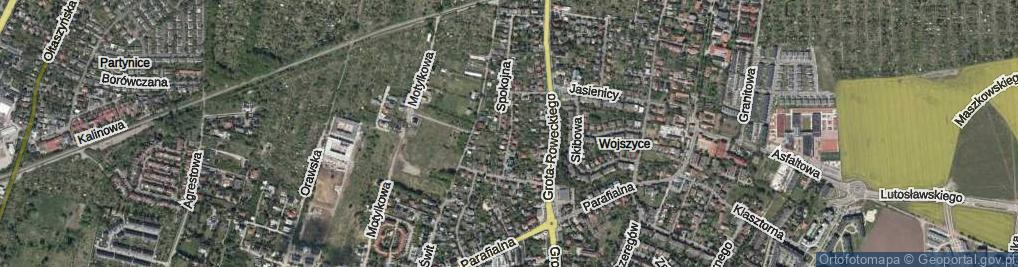 Zdjęcie satelitarne Kosmiczna ul.