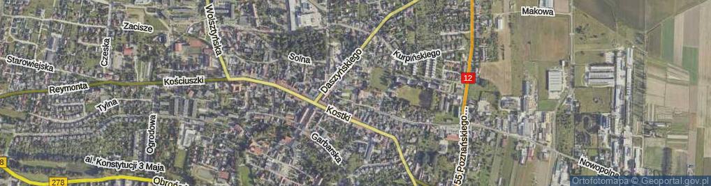 Zdjęcie satelitarne Kopernika Mikołaja ul.