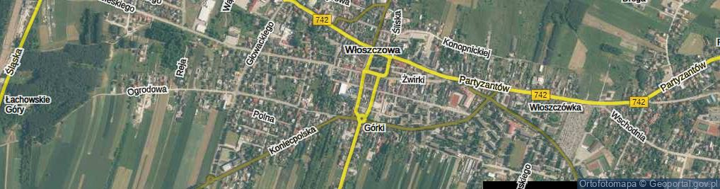 Zdjęcie satelitarne Kościuszki Tadeusza, gen. ul.