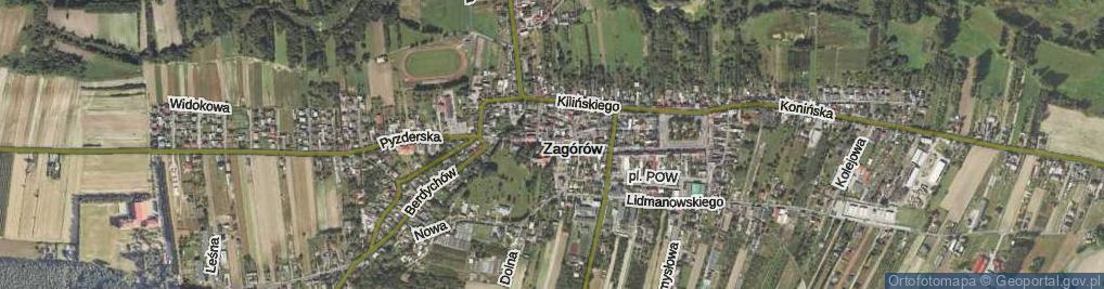 Zdjęcie satelitarne Kościelna ul.