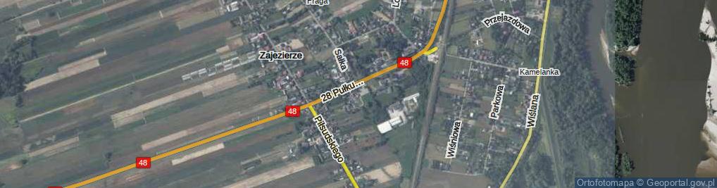 Zdjęcie satelitarne Koszarowa ul.