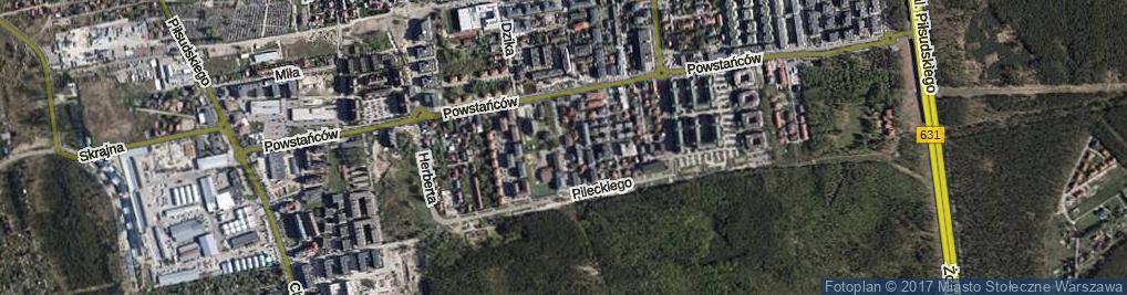 Zdjęcie satelitarne Kościelna ul.