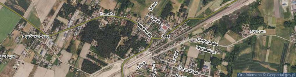 Zdjęcie satelitarne Kościelna ul.