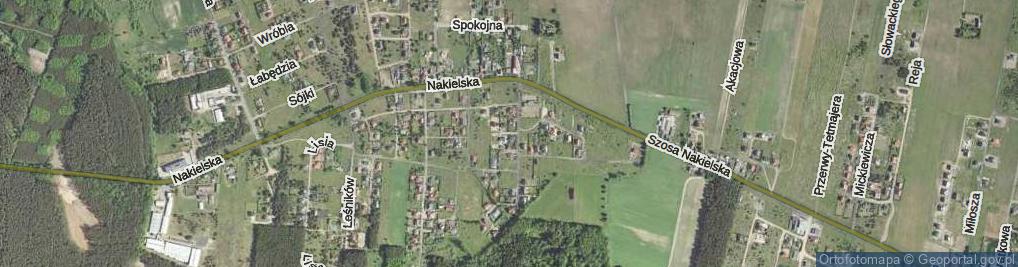 Zdjęcie satelitarne Koźlaka ul.