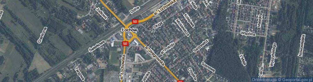 Zdjęcie satelitarne Kościuszki Tadeusza, gen. ul.