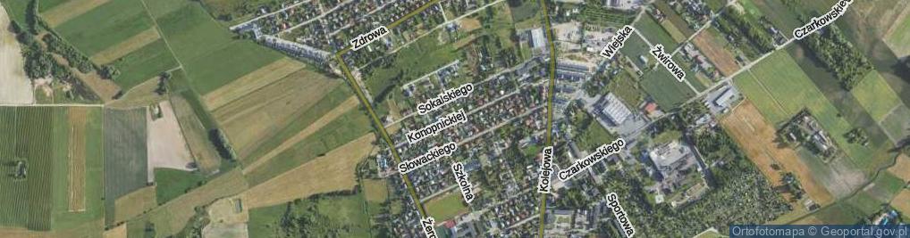 Zdjęcie satelitarne Konopnickiej Marii ul.