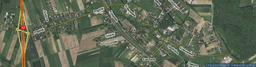 Zdjęcie satelitarne Kolejowa ul.