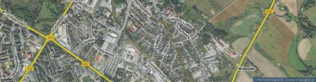 Zdjęcie satelitarne Kołłątaja Hugo ul.