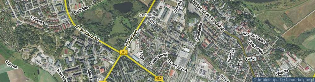 Zdjęcie satelitarne Konopnickiej Marii ul.