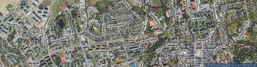 Zdjęcie satelitarne Kochanowskiego Jana ul.