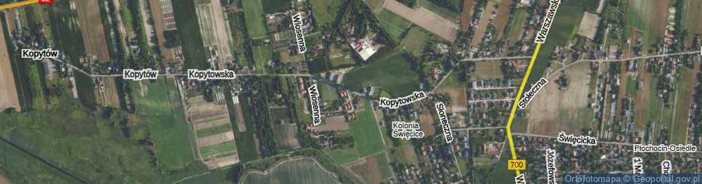 Zdjęcie satelitarne Kopytowska ul.